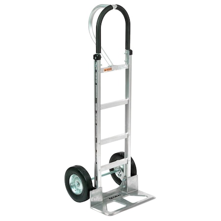 Global Industrial Aluminum Hand Truck Loop Handle, Semi-Pneumatic Wheels 168267